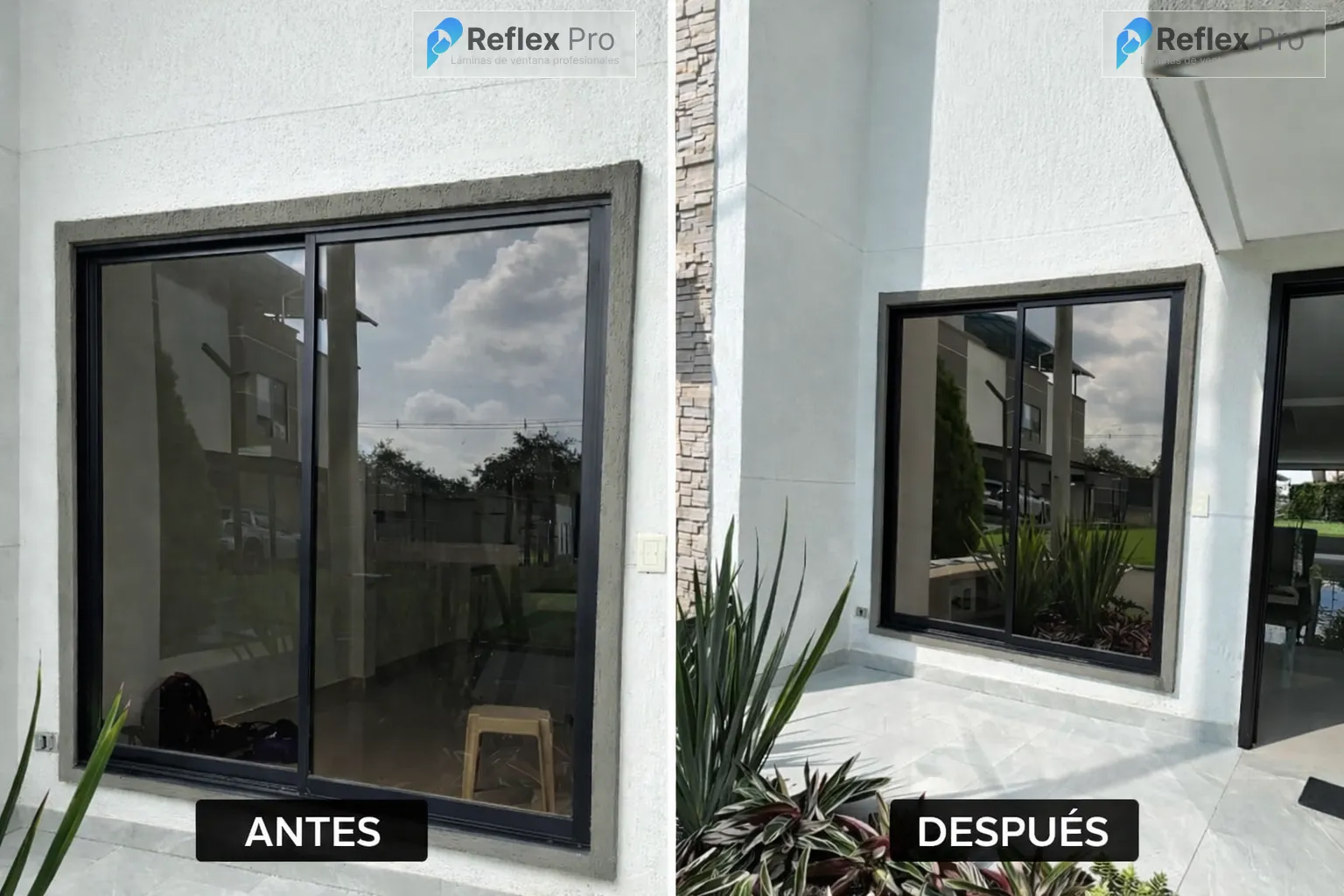 Before automotive tint