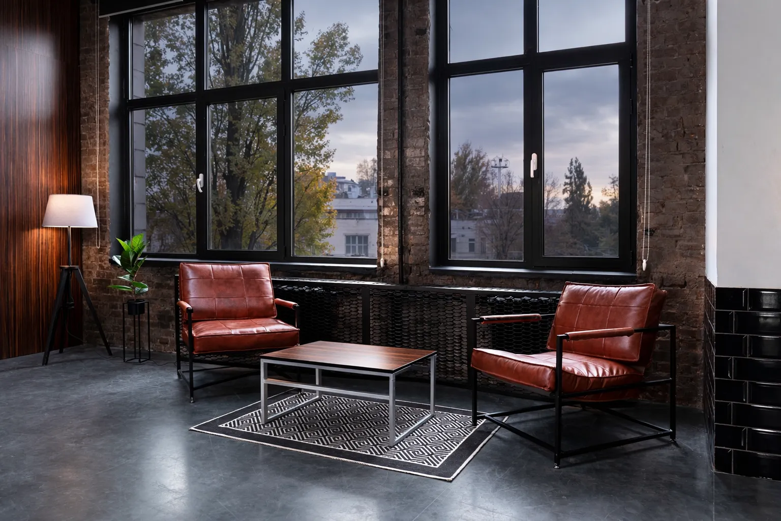 After window film installation